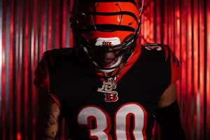 Intense Football Player Portrait Wallpaper