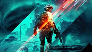 Intense Fps Gaming Action In A Futuristic World Wallpaper