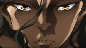 Intense_ Gaze_ Anime_ Character Wallpaper