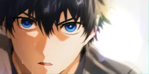 Intense Gaze Anime Character Wallpaper