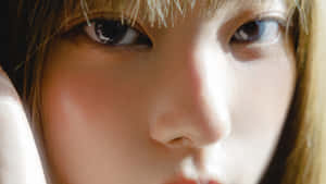 Intense Gaze Close Up Portrait Wallpaper