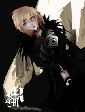 Intense Gaze Of Mello From Death Note Wallpaper