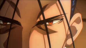 Intense_ Gaze_of_ Saito_ Hajime_ Rurouni_ Kenshin Wallpaper