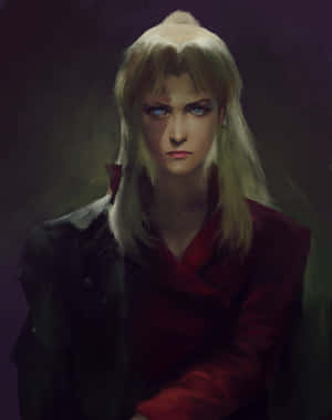 Intense Gaze Portrait Wallpaper