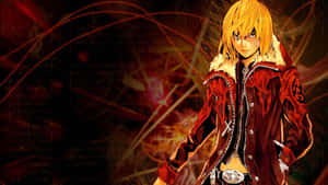 Intense Glance Of Mello From Death Note Wallpaper