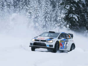 Intense Ice Racing Competition Wallpaper