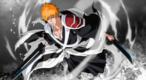 Intense Ichigo 4k Battle Stance Wallpaper