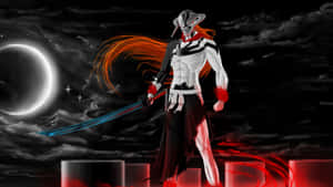 Intense Ichigo Kurosaki In Battle Mode Wallpaper