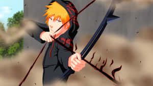 Intense Ichigo Kurosaki In Vivid 4k Resolution Wallpaper