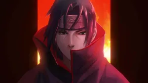 Intense Itachi Uchiha Portrait Wallpaper