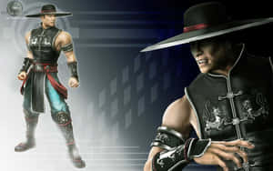 Intense Kung Lao In Mortal Kombat Battle Wallpaper