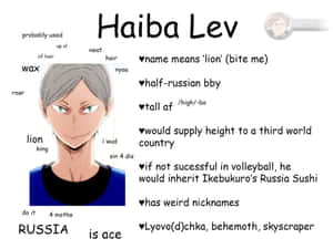 Intense Lev Haiba In Action On The Volleyball Court Wallpaper