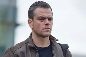 Intense Man Leather Jacket Wallpaper