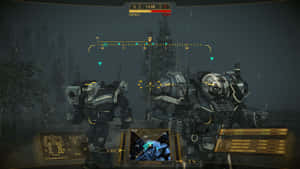 Intense Mech Battle In Battletech Universe Wallpaper