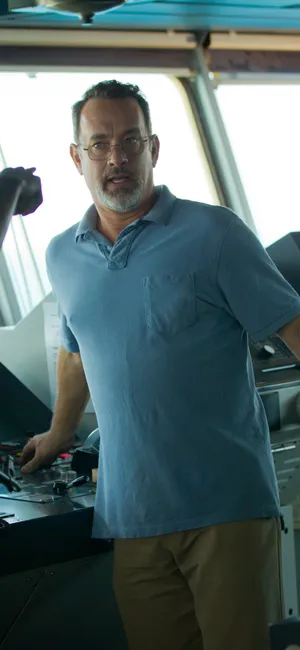 Intense Moment On Deck In Captain Phillips Wallpaper