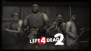 Intense Multiplayer Action In Left 4 Dead Game Wallpaper