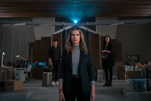 Intense Office Confrontation Wallpaper