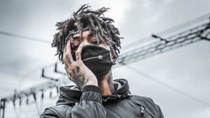 Intense Performance By British Rapper Scarlxrd Wallpaper