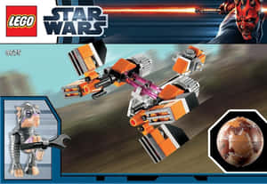 Intense Podrace Action In The Vastness Of Tatooine Wallpaper