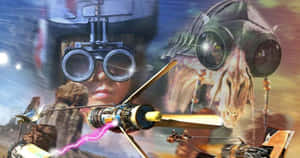 Intense Podrace In Progress Wallpaper