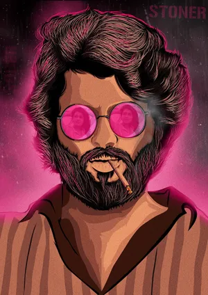 Intense Portrait Of Arjun Reddy Wallpaper