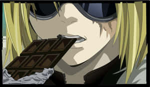 Intense Portrait Of Mello From Death Note Wallpaper