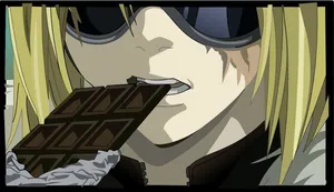 Intense Portrait Of Mello From Death Note Wallpaper