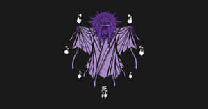 Intense Reaper Death Seal In Action During A Fierce Battle Wallpaper