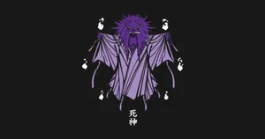 Intense Reaper Death Seal In Action During A Fierce Battle Wallpaper