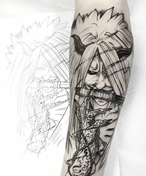 Intense Reaper Death Seal Ritual Wallpaper