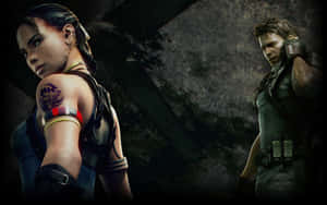 Intense Resident Evil 5 Standoff Wallpaper