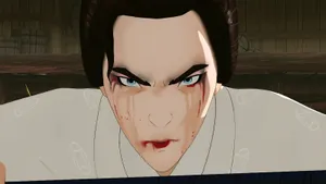 Intense Samurai Stare Wallpaper