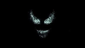 Intense Scary Venom Face Wallpaper