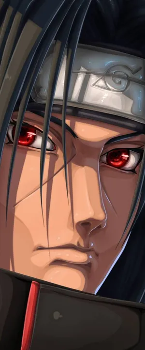 Intense_ Sharingan_ Gaze_ Naruto_ Character Wallpaper
