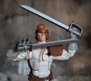 Intense Shatterstar In Action Wallpaper