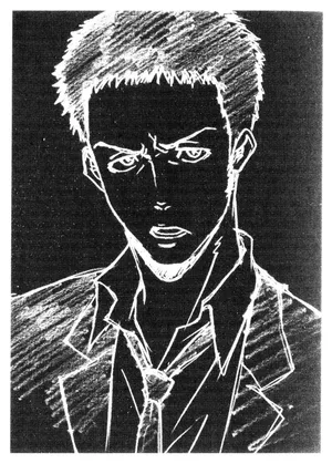 Intense_ Sketch_ Portrait Wallpaper