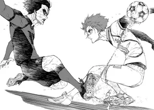 Intense Soccer Duel Blue Lock Manga Wallpaper