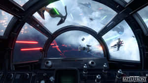 Intense_ Space_ Battle_ From_ Cockpit_ View.jpg Wallpaper