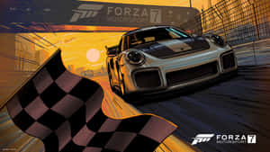 Intense Speed In Forza Motorsport Wallpaper