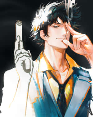 Intense Spike Spiegel Stance Wallpaper