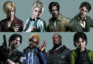 Intense Survivor Gameplay In Resident Evil Outbreak Wallpaper