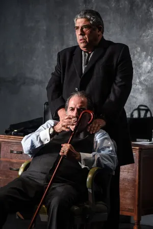 Intense Theatrical Scene David Proval Wallpaper