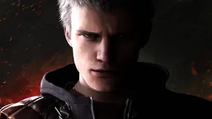Intense Vergil Portrait Wallpaper