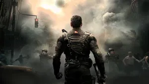 Intense War Games Action Scene Wallpaper