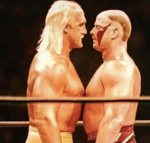 Intense_ Wrestling_ Staredown Wallpaper