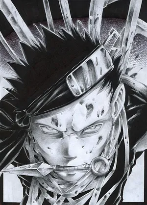 Intense Zabuza Momochi Artwork Wallpaper