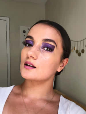 Intensify Your Eyes With This Beautiful, Deep Purple Eye Shadow!