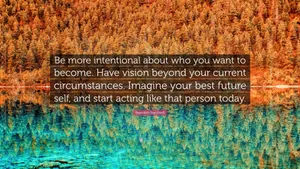 Intentional Quote - Brendon Burchard Wallpaper