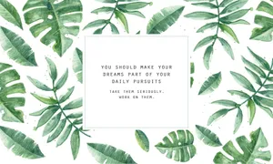 Intentional Quote Wallpaper