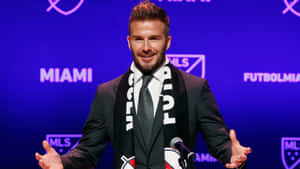 Inter Miami Fc Owner And President David Beckham Medium Portrait Wallpaper